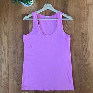 J. Crew Racerback Pink Tank